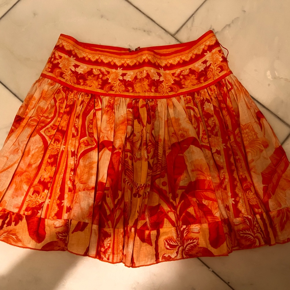 BRAND NEW ZIMMERMANN MINI SKIRT SIZE AU 0